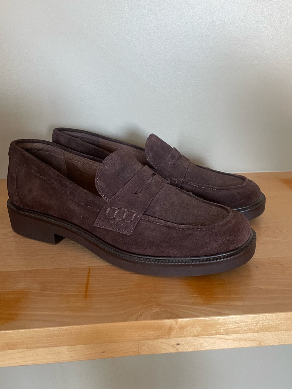 Dolce Vita Tiggy Mahogany Suede Loafers